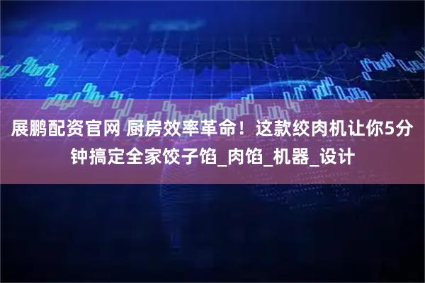 展鹏配资官网 厨房效率革命！这款绞肉机让你5分钟搞定全家饺子馅_肉馅_机器_设计
